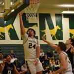 Kentridge senior Dorian Thomas goes up for a lay up against Union in the second half. Photos by Ben Ray/The Reporter