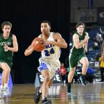 Eagle senior Jaylon Jenkins pushes the tempo for Federal Way. Ben Ray / Sound Publishing