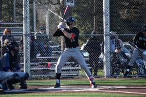 Kentwood center fielder Jackson Dulay up to bat. Ben Ray / The Reporter