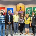 Kent School Board members from left to right: Joe Bento, Awale Farah, Tim Clark, Meghin Margel and Leslie Hamada. Superintendent Israel Vela is on the far right. COURTESY PHOTO, Kent School District