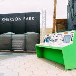 Mission control is part of the space-themed Kherson Park. COURTESY PHOTO, City of Kent Parks