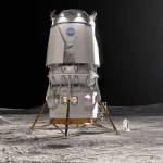 An artists concept of the Blue Moon lander to be designed by Kent-based Blue Origin for NASA. COURTESY IMAGE, Blue Origin