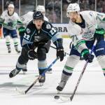 Dylan Guenther leads the Seattle Thunderbirds in the playoffs with 28 points (16 goals, 12 assists). COURTESY PHOTO, Brian Liesse, Seattle Thunderbirds