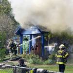 Firefighters rescued a man from the second floor of the house. COURTESY PHOTO, Puget Sound Fire