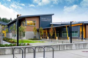A new sidewalk will be built for students walking to River Ridge Elementary School, 22420 Military Road South. COURTESY PHOTO, Kent School District