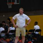 Former Enumclaw player and assistant Zac Webb at the helm of Kentridge basketball. Ben Ray / The Reporter