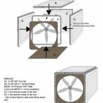 A simple illustration of how to put together the Corsi-Rosenthal Box, this version has the fan on the side but the box can also be built with the fan sitting on top. Illustration by Amanda Hu.