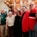 Ron Lenz, second from the left, with his wife Irene Lenz to the right of him, received the Best Mentor award and is surrounded by family June 15 at the Aegis Living Kents annual ADADemy Awards to honor fathers. COURTESY PHOTO, Aegis Living Kent