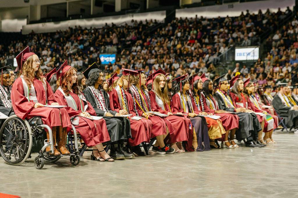 Kentlake High School graduation June 17, 2023 at the ShoWare Center. COURTESY PHOTO, Kent School District
