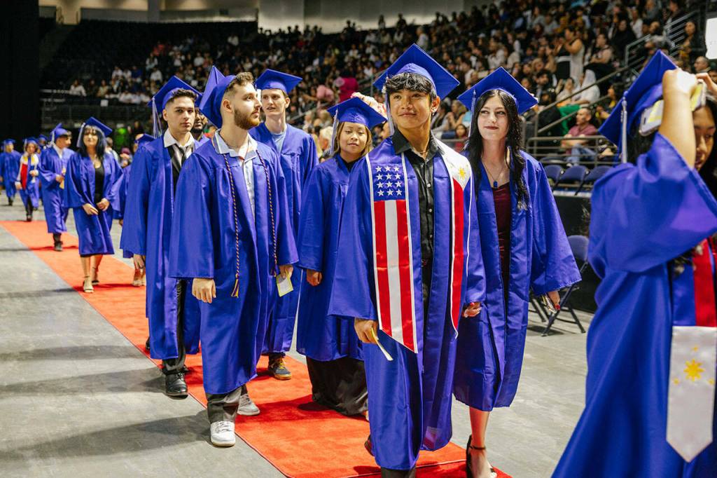 Kent-Meridian High School graduation June 17, 2023 at the ShoWare Center. COURTESY PHOTO, Kent School District