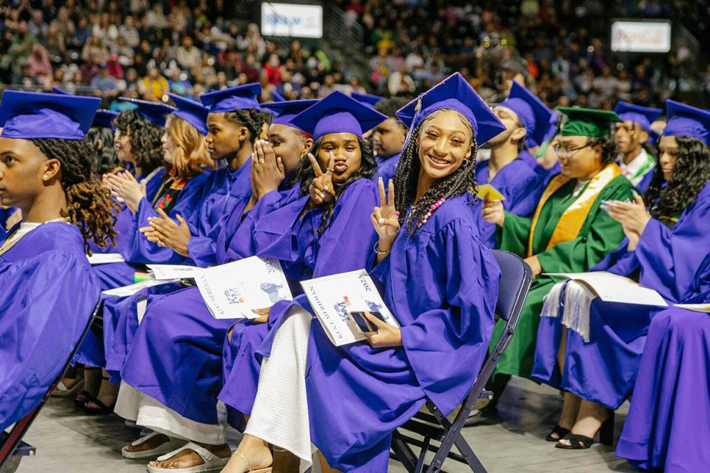 Kent-Meridian High School graduation June 17, 2023 at the ShoWare Center. COURTESY PHOTO, Kent School District