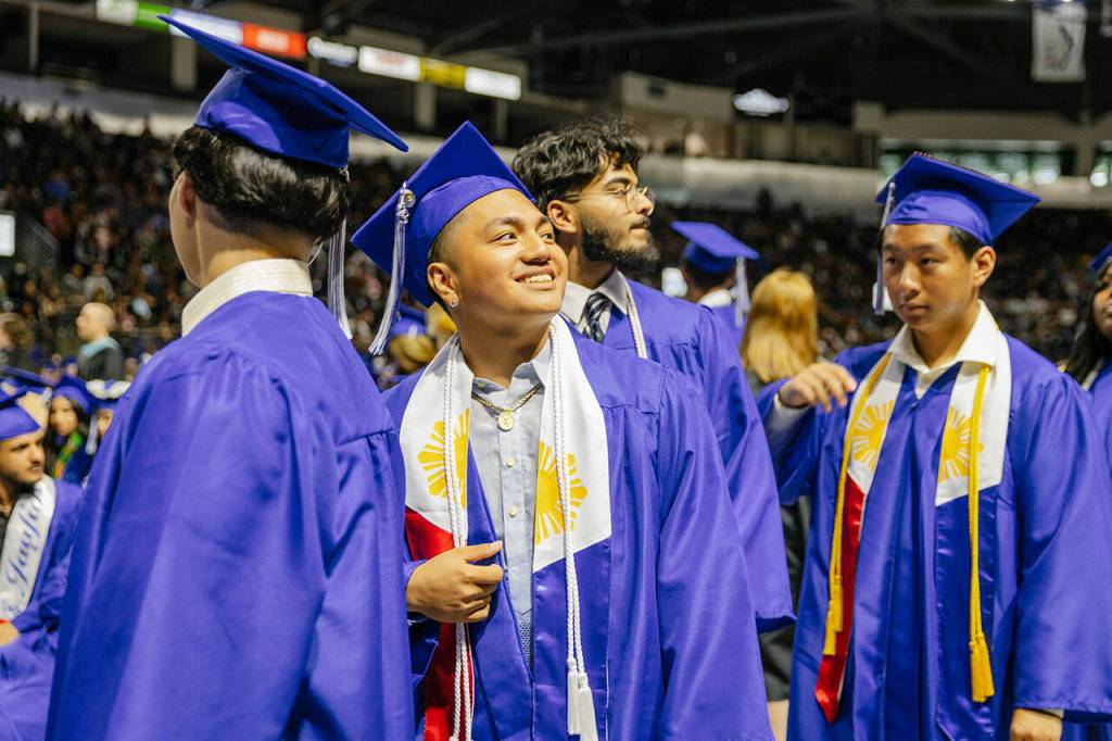 Kent-Meridian High School graduation June 17, 2023 at the ShoWare Center. COURTESY PHOTO, Kent School District