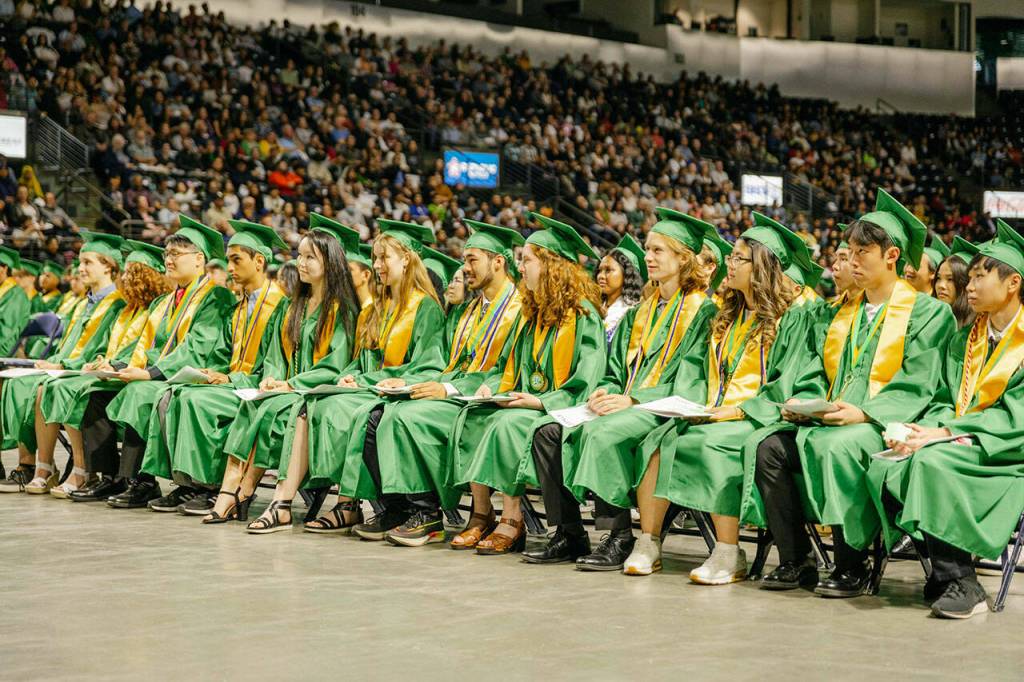 Kentridge High School graduation June 17, 2023 at the ShoWare Center. COURTESY PHOTO, Kent School District