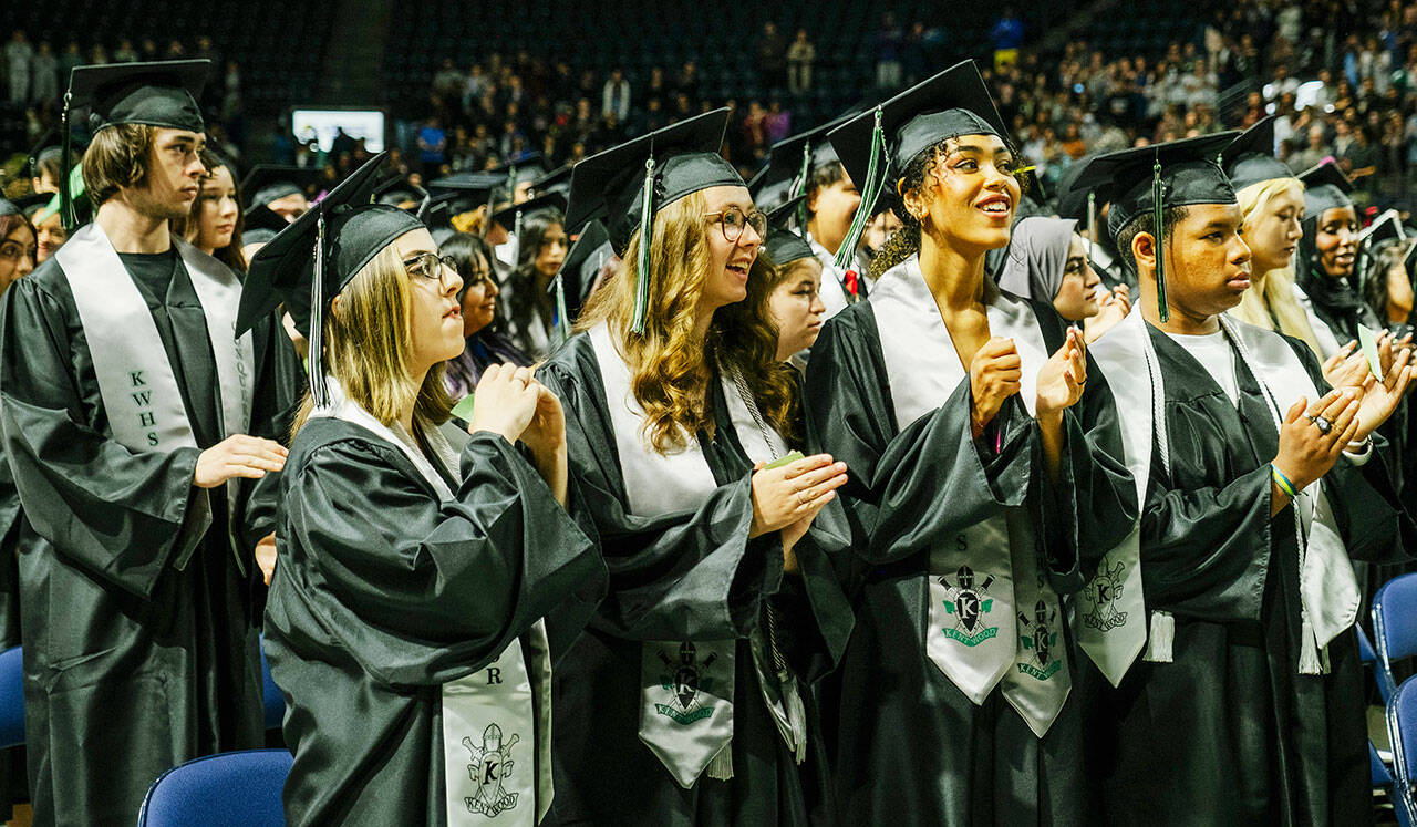 Kentwood High School graduation June 17, 2023 at the ShoWare Center. COURTESY PHOTO, Kent School District
