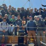 Screenshot from Renton School District Facebook
Hazen students and teachers aboard the Schooner Adventuress.