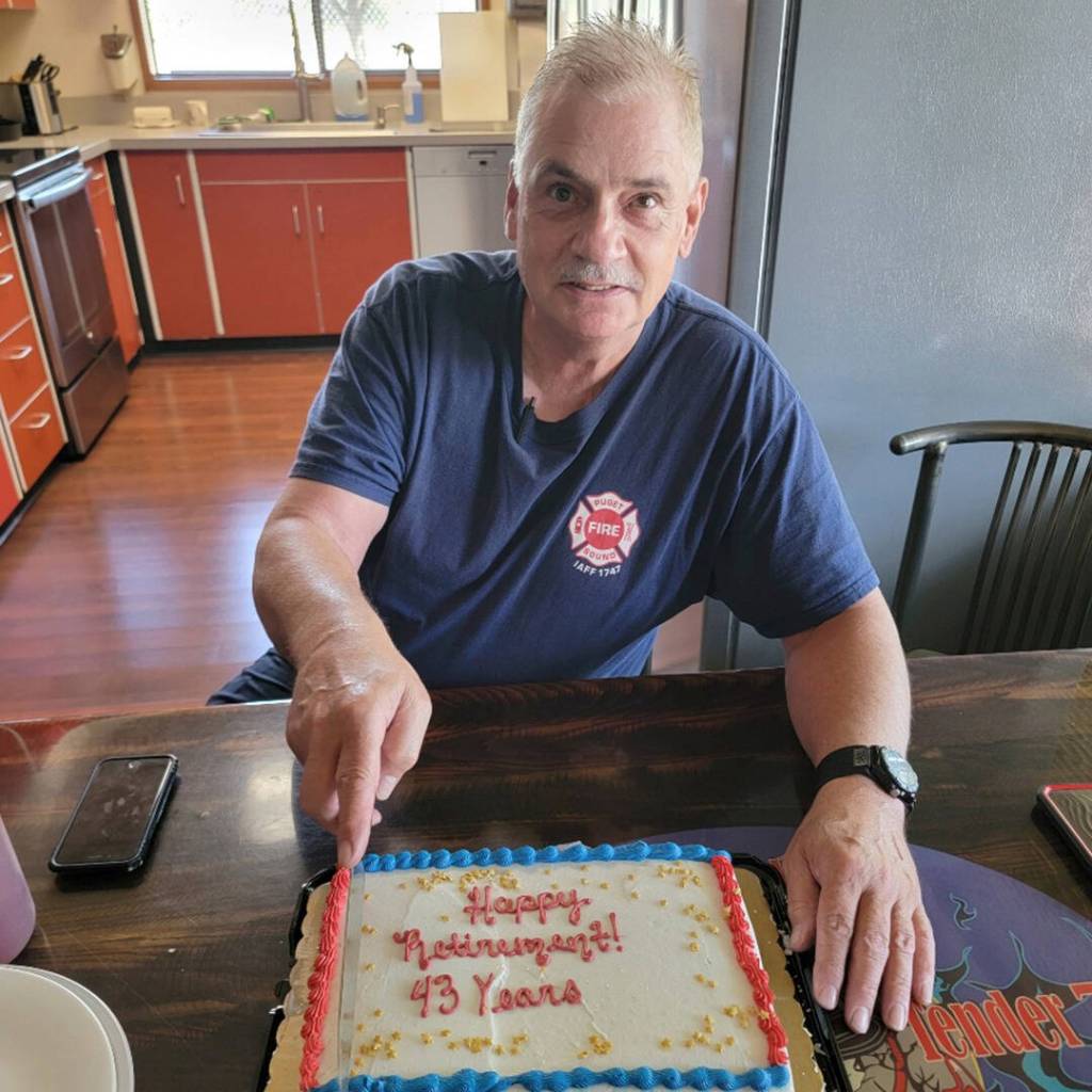 After 43 years on the job, Capt. Terry McCartin retired June 30 from Puget Sound Fire. COURTESY PHOTO, Puget Sound Fire