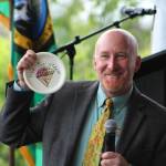 Community Development Director Keith Niven shares one of the more suggestions the city received from kids who were asked what they wanted from the citys future downtown. Alex Bruell / The Mirror