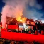 A house fire early Monday morning, July 3 on Kents East Hill in the 13300 block of SE 273rd St. COURTESY PHOTO, Puget Sound Fire