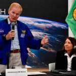 NASA Administrator Bill Nelson speaks about the NASA contracts coming to the state of Washington. COURTESY PHOTO, Office of Sen. Cantwell