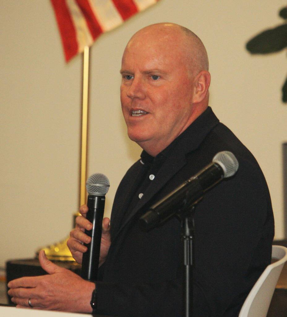 Blue Origin CEO Bob Smith was part of the Space Summit panel. STEVE HUNTER, Kent Reporter