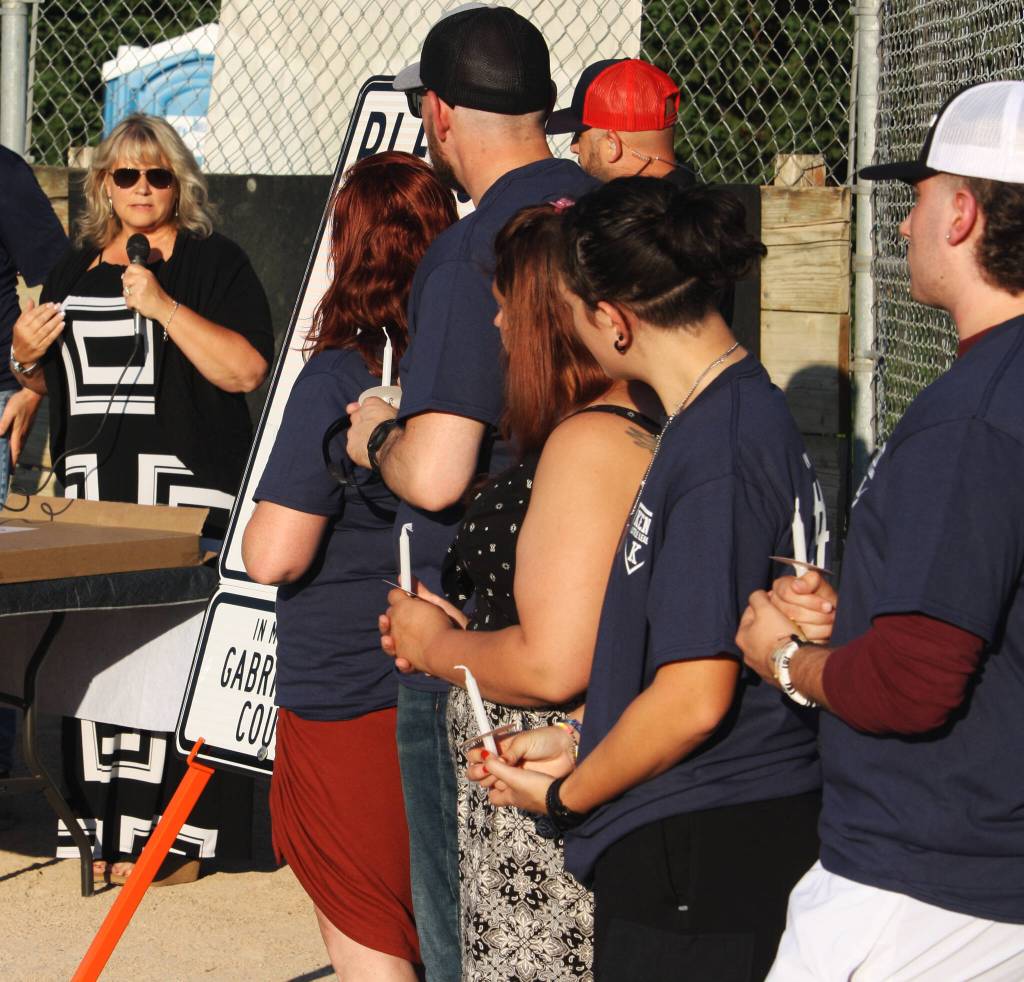 Kent Mayor Dana Ralph offers her condolences to the Coury family. STEVE HUNTER, Kent Reporter