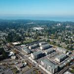 Photo courtesy of Bruce Honda
Birds eye view of apartments and single-family homes in downtown Federal Way.