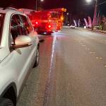 Puget Sound Fire and medics respond Tuesday night, Aug. 15 to a Kent pedestrian-vehicle collision in the 25000 block of 104th Avenue SE on the East Hill. COURTESY PHOTO, Puget Sound Fire