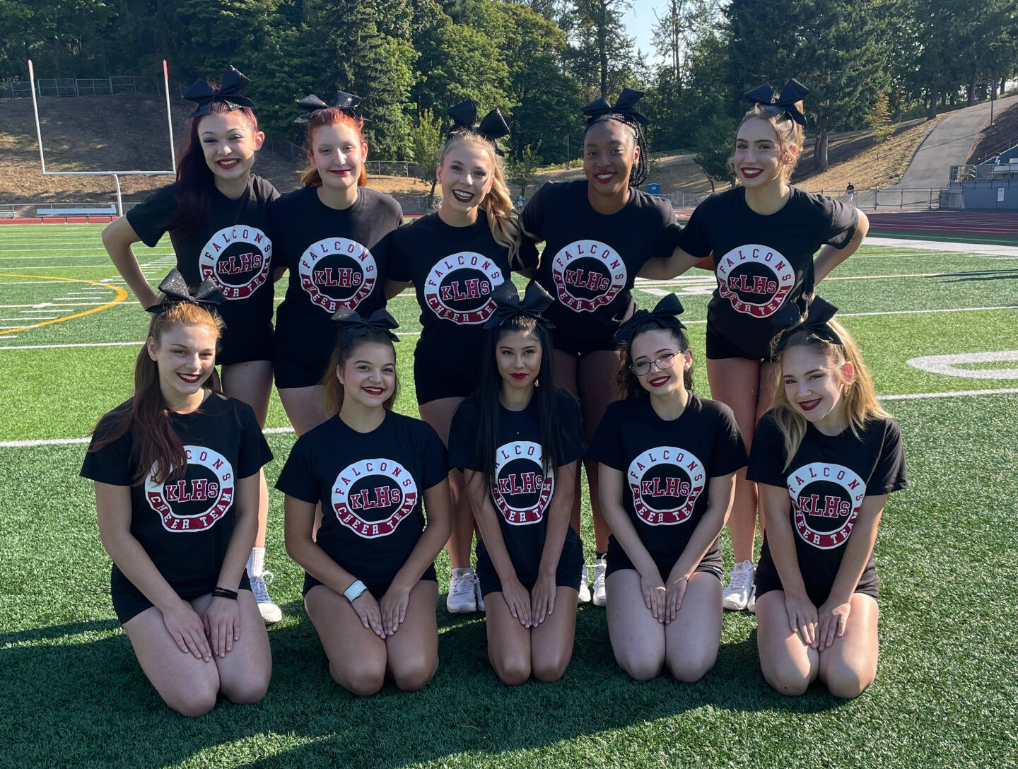 Photo courtesy of Allison Humphreys
Kentlake cheer team.