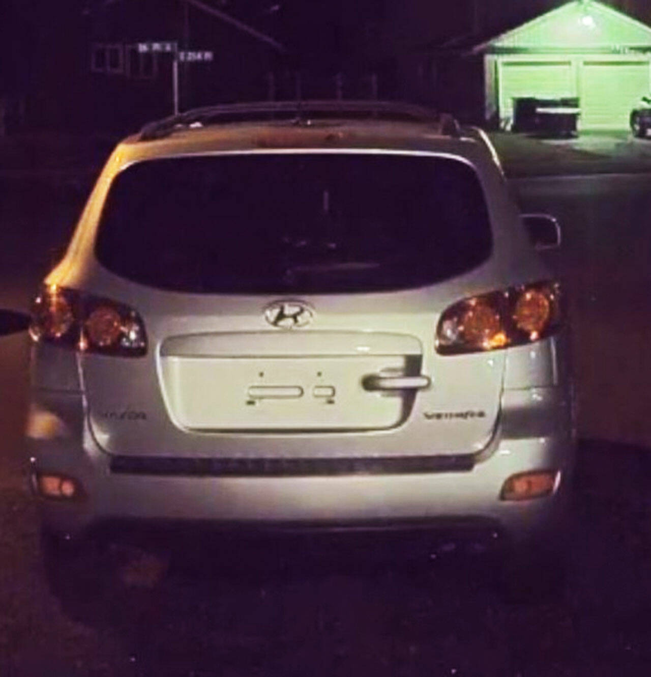 Kent Police are seeking the publics help to locate this vehicle, an older model silver Hyundai Santa Fe, reportedly used in a home invasion robbery Aug. 28 on the West Hill. COURTESY PHOTO, Kent Police