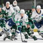 The Seattle Thunderbirds, shown here in preseason action, open the Western Hockey League regular season Saturday, Sept. 23 at the Wenatchee Wild. The T-Birds home opener is Saturday, Sept. 30 against Portland at the accesso ShoWare Center. COURTESY PHOTO, Brian Liesse, Seattle Thunderbirds