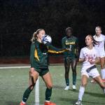 Senior midfielder Haley Swanson controls the ball. Ben Ray / The Reporter