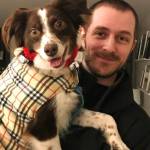 Miles Clark, with his dog Oliver. Clark was fatally shot June 15 at a Kent park. COURTESY PHOTO, Edline-Yahn & Covington Funeral Chapel