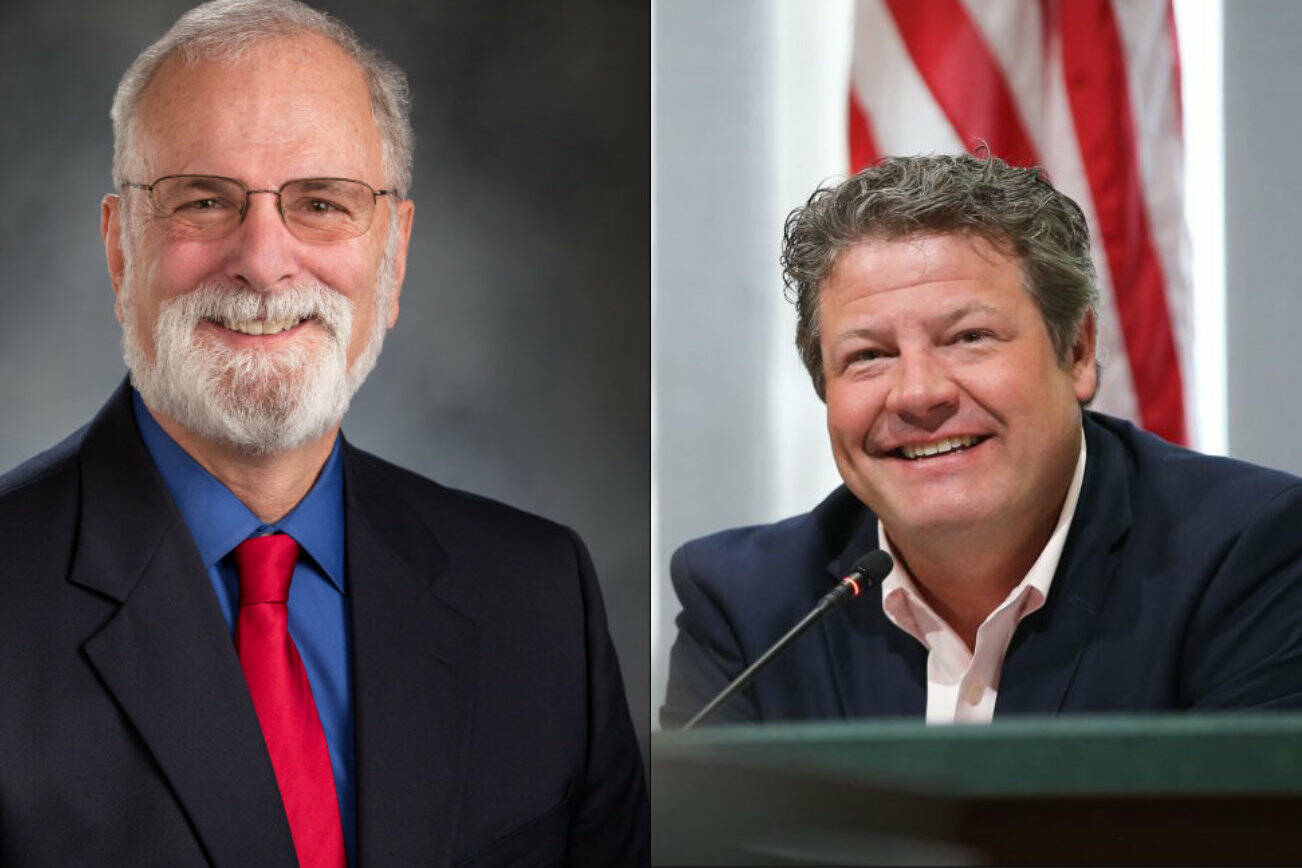 Auburn state Sen. Phil Fortunato and King County Councilmember Reagan Dunn.