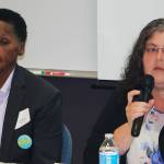 John Boyd and Kelly Wiggans-Crawford. STEVE HUNTER, Kent Reporter