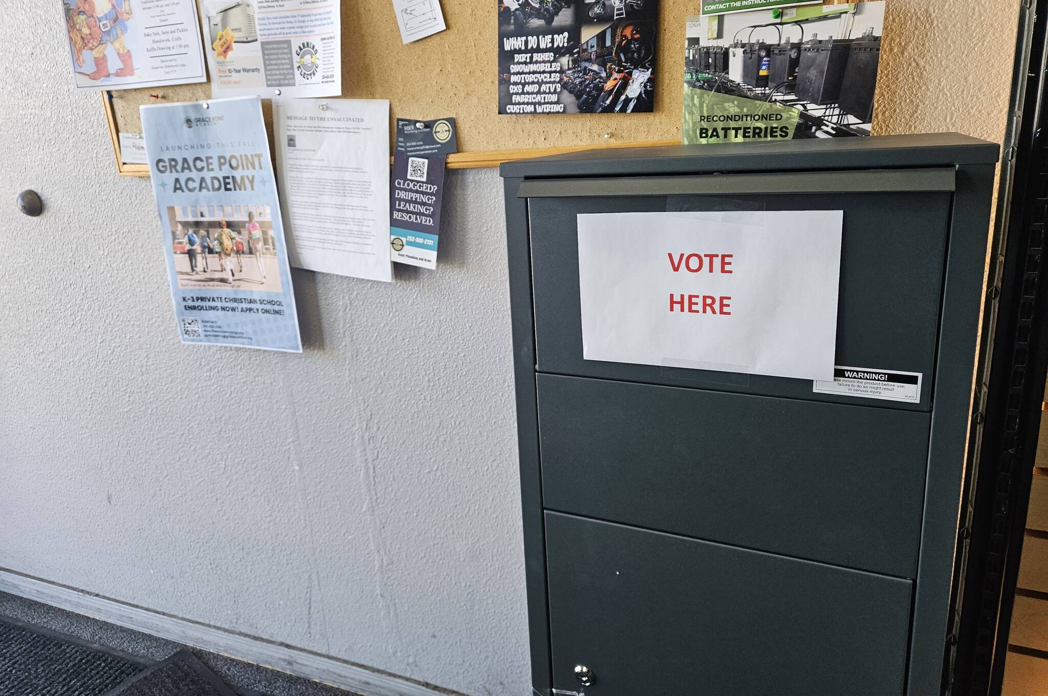 Its legal in Washington to be a third-party ballot collector, but election officials strongly suggest using official drop boxes instead. Photo by Ray Miller-Still, Sound Publishing