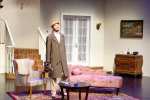 COURTESY PHOTO, Kent-Meridian Drama
Ayden Bryant as Joe Pendleton in the Kent-Meridian High School Drama presentation of Heaven Can Wait at 7 p.m. Friday and Saturday, Nov. 17-18 in the Kent-Meridian Performing Arts Center.