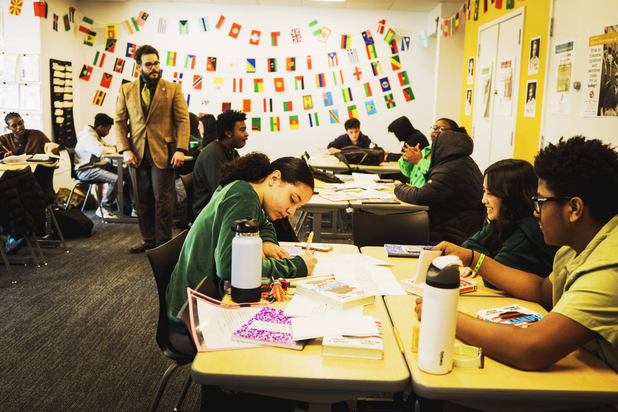 Students at the Why Not You Academy in Des Moines. COURTESY PHOTO, Why Not You Academy