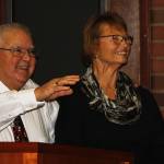 Les and Pauline Thomas introduce family at the Dec. 12 Kent City Council meeting. STEVE HUNTER, Kent Reporter
