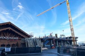 Construction at the Snoqualmie Casino. CAMERON SIRES, Sound Publishing