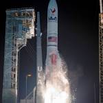 A United Launch Alliance Vulcan rocket, with two engines built by Kents Blue Origin, lifts on Jan. 8 from Cape Canaveral Space Force Station in Florida. COURTESY PHOTO, NASA