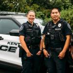 The city of Kent wants to hire as many as 30 more police officers to be paid for by a sales tax increase of .03% or 3 cents for every $10 purchase. COURTESY PHOTO, Kent Police