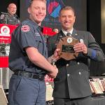 Ethan Keyser received a Chief's company award for his attitude, effort, performance and teamwork during the recruit academy. COURTESY PHOTO, Puget Sound Fire