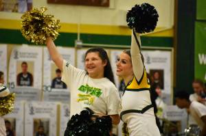 A halftime show consisted of a performance from the Kentridge unified dance team between the second and third games of the night. Ben Ray / The Reporter