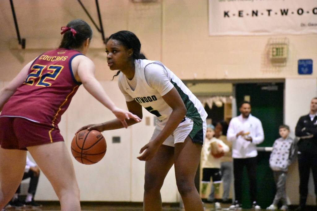 4A Girls NPSL MVP Jessica Ajayi eyes down her opponent from Australia. Ben Ray / The Reporter