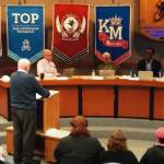 A screenshot of the Feb. 28 Kent School Board meeting. COURTESY IMAGE, Kent School District