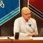 A screenshot of Kent School Board member Donald Cook at the Feb. 28 meeting when three other board members voted to ban him from all school district labor negotiations because his wife is a teacher in the district. COURTESY IMAGE, Kent School District