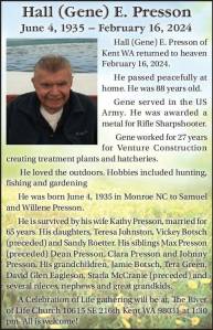 Hall (Gene) E. Presson | Obituary