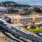 A look to the north over the Kent Des Moines Station and parking garage for light rail on the West Hill of Kent. COURTESY PHOTO, City of Kent