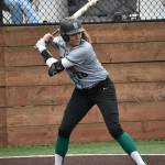Gabby Greenwood prepares in the box at Auburn Riverside against Lake Stevens. Ben Ray / The Reporter