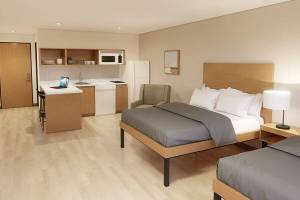 LivAway Suites broke ground near Topgolf in Renton. Courtesy image